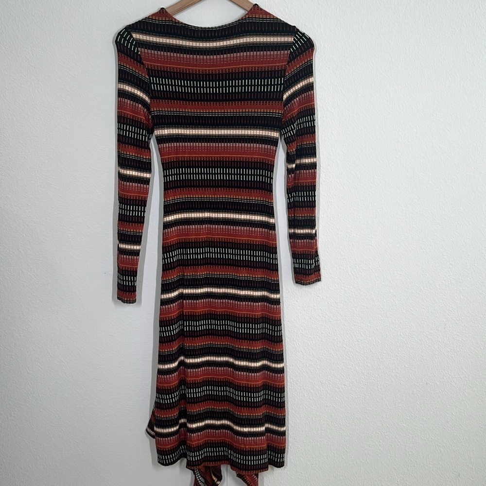 Anthropologie MAEVE Parkside Knit Striped Mid Maxi Dress Size XS - Picture 6 of 7